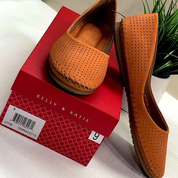 Kelly & Katie Shoes - Kelly & Katie Womens Flats Lithe Terracotta 9M New